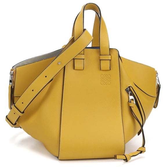 Pre-Owned LOEWE Hammock 2-Way Handbag for Women, Yellow