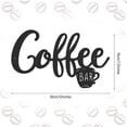 thumbnail image 3 of Metal Hanging Coffee Bar Wall Sign Pot Head Hanging Sign But First Coffee Metal Sign Coffee Station Letter Sign Coffee, 3 of 6