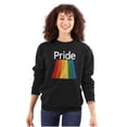 thumbnail image 3 of Gay Rainbow Pride Flag LGBTQ Rights Sweatshirt for Men or Women Brisco Brands X, 3 of 6