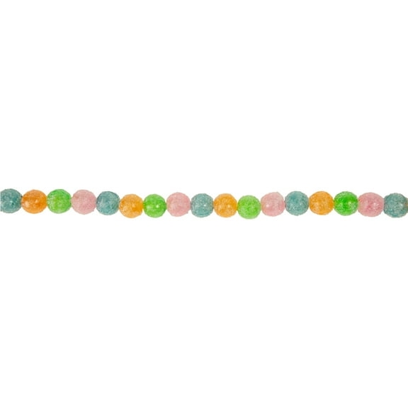 Northlight 6ft Pastel Faux Candy Frosted Christmas Garland - Unlit