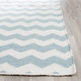 thumbnail image 3 of SAFAVIEH Dhurries Karissa Geometric Area Rug, Ivory/Blue, 8' x 10', 3 of 5