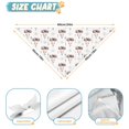 thumbnail image 6 of Dog Bandana 1 Pack,White Buffalo Skull Flower Pattern Bandanas for Dogs,Cat Bandana,Small/ Large Dog Bandana 2 Size,Dog Bandanas, 6 of 6