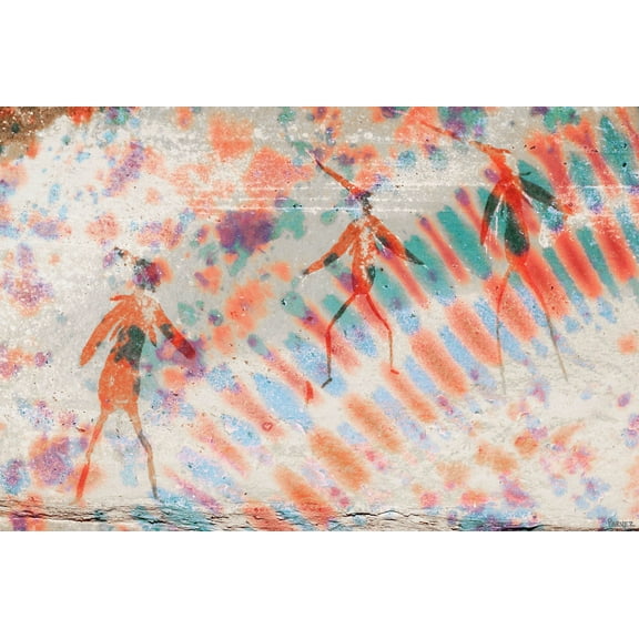 Parvez Taj "Bird Dance" Print on Canvas