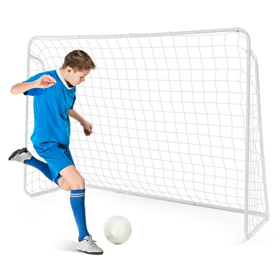 Gymax 5FT x 7FT Soccer Goal W/All-weather Net for Kids Backyard Training Fast Set-Up