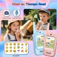 thumbnail image 3 of Walkie Talkie para Niños con Cámara y Pantalla LCD - 2 Pack Recargable con 6 Efectos de Voz Divertidos, Chat de Video y Mensajes, Juguete para Interior y Exterior - Regalo Ideal 3 a 12 Años, 3 of 8