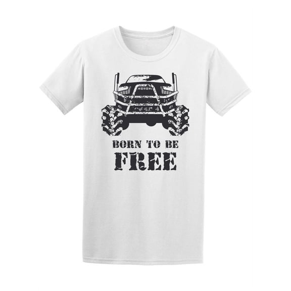 Born To Be Free Off Road Racing Tee Men's -Image by Shutterstock