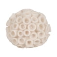 thumbnail image 6 of Coastal Resin Coral Orb for Home & Bathroom Decor - Textured Tabletop Accent for Office Shelf or Kitchen Styling - Decorative Sphere for Living Room, Coffee Table or Mantel Display - 6", Ivory & Tan, 6 of 11