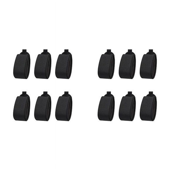 12PCS Ski Fastener Straps Adjustable,Ski Straps for Carrying,Ski Bands Tapes with Protector Pads,for Ski Boards