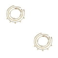 thumbnail image 3 of Wweixi 3 Pieces Anklets Heart-shaped Hanging Decor Ankle Bracelets for Girls Gold 2Set, 3 of 6