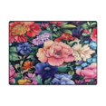 thumbnail image 5 of Yayeee Area Rugs for Living Room 5.2'x4' Non Slip Washable Bedroom Floor Carpet, Vibrant Pink Floral Pattern, 5 of 5