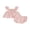 Pink, variant on Infant Baby Girls Summer Clothes Plaid Gingham 2 Pieces Smocked Outfit Fly Short Sleeve Camisole Tank Vest Top with Elastic Waist Shorts Set
