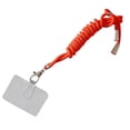 thumbnail image 2 of Teléfono móvil Cuerdas colgantes de nylon con Tarjeta Cuerdas de cuello desmontable Anti-perdido Crossbody Collar Cuerdas Correa Correa Teléfono Celular Accesorio Naranja Rojo Scienceny EL022540-13, 2 of 7