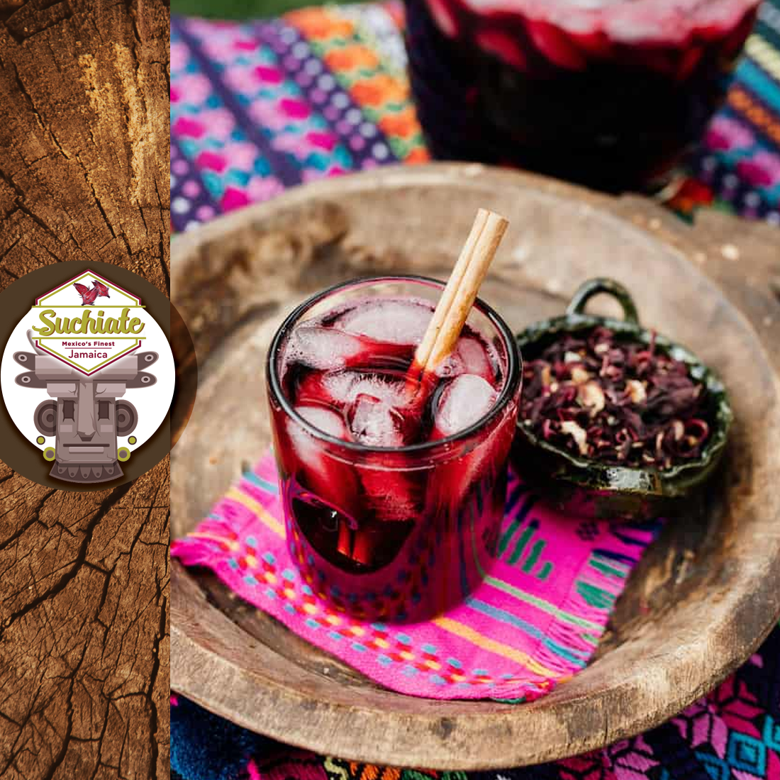 Suchiate Hibiscus Flowers - 100% Natural - 5 lb (2.26Kg) Flor De Jamaica