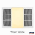 thumbnail image 4 of Broan-NuTone 80 CFM 1.5 Sones Bathroom Exhaust Fan with Heater and Light, 4 of 6