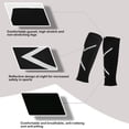 thumbnail image 4 of Manchon de Compression pour Jambe Protège-Tibia Attelle de Mollet Hommes Femmes Cyclisme Course Football Basketball Sport Soutien Mollet, S, 4 of 9