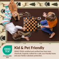 thumbnail image 4 of Design&I 3'x5' Ultra Soft Throw Mat, Hunting Trophy Motif With Bear Paw Print And Antler Tree Frame Deer Flowing None Fluffy Washable Easy Care Indoor rug for Bedside Hallway, 4 of 7