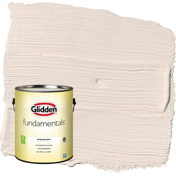 Glidden Fundamentals Sablewood / Orange Flat Interior Paint, 1 Gallon