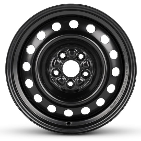 New OEM Replacement Wheel 15x6.5 in for 1990-1999 Toyota Celica Painted Black 15 inch Steel Rim