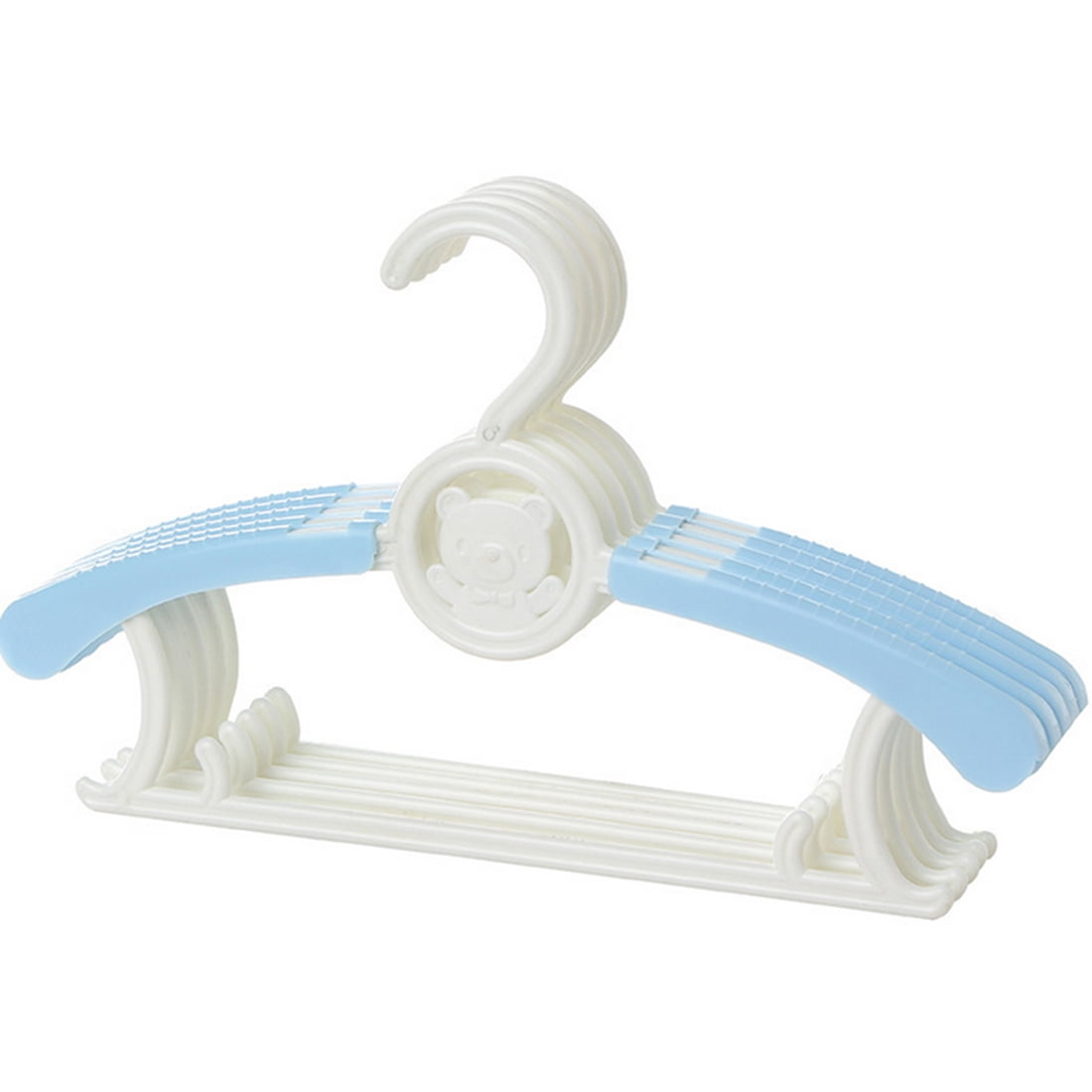 15PCS Kids Stretchable Plastic Clothes Hanger Durable Simple Baby Coat