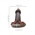 thumbnail image 6 of 1pc Creative Mascot Ceramic Waterfall Fish Backflow Incense Burner Home Decoration (Without Incense), 6 of 6