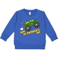 thumbnail image 2 of Inktastic Happy St. Patrick's Day Monster Truck with Leprechaun Toddler Sweatshirt, 2 of 4