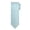 Paisley Silver Aqua, variant on Men's Woven Paisley Pattern Slim 2.5 inch Width Neck Tie - Silver Aqua