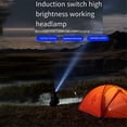 thumbnail image 3 of Mini Rechargeable Powerful Sensor Head Light Lamp USB Headlights Camping Search Light LED Head Light, 3 of 5