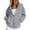 Gray, variant on Sewkxo Womens Zip Up Hoodies Long Sleeve Loose Hooded Sweatshirts 2026 Casual Lightweight Jacket,Purple 2XL