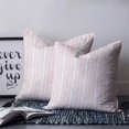 thumbnail image 2 of Pillow Covers 20x20 Set of 2, Pink Botanical Square Throw Pillow Covers for Couch/Sofa/Living Room, Modern Farmhouse Striped Decorative Soft Pillowcases for Couch Throw Pillows with Hidden Zipper, 2 of 7