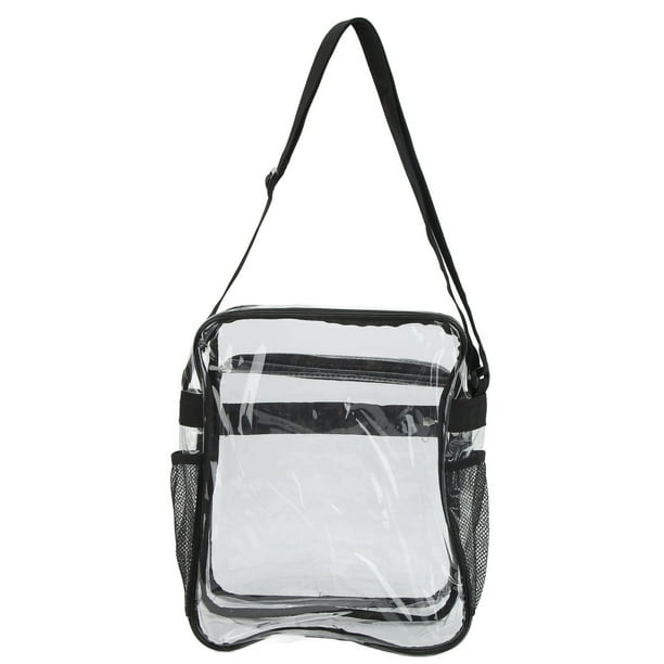 Bolsa de Cuerpo Cruzado de Estadio Transparente, Bolsa de Mensajero Transparente Conveniente y Impermeable para Viajar para Compras