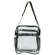 thumbnail image 1 of Bolsa de Cuerpo Cruzado de Estadio Transparente, Bolsa de Mensajero Transparente Conveniente y Impermeable para Viajar para Compras, 1 of 7