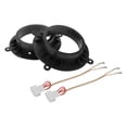 thumbnail image 1 of Anillo espaciador de altavoz Unique Bargains, adaptador de espaciador de altavoz tweeter para Mazda Atenza 2014-2019, puertas delanteras, ABS negro con arnés de cableado de audio a prueba de agua, 1 of 1