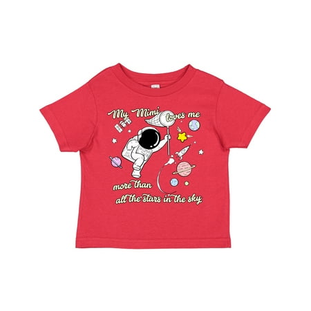 

Inktastic My Mimi Loves Me Gift Toddler Boy or Toddler Girl T-Shirt