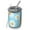 Lightblue Daisy Flower, variant on 12oz Coffee Tumblers Lightblue Daisy Flower Bees Pattern Stainless Steel Vacuum Insulated Travel Tumbler Coffee Cups Mug with Lid and Straw with Cleaning Brush for Cold & Hot Drinks