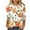 Multicolor#10, variant on JTZGDY Womens 3/4 Sleeve Tops Dressy Casual Floral Printed Summer Oversized Crewneck Tunic Blouse Lightweight Relaxed Fit Cozy Pullover T-Shirts Multicolor#01 M