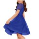 thumbnail image 4 of Vestido Largo Casual Vestido Casual de Polka de Moda para Niños con Falda de la Princesa de Manga Corta de Malla Y Falda de Gasa de Malla Vestido de la Princesa Del Bebé, 4 of 6