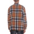 thumbnail image 3 of Woodridge Flannel Co Mens Flannel Shirts Shackets Casual Button Down Long Sleeve Jackets with Pocket, 3 of 5