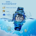 thumbnail image 4 of SKMEI Digital Sports Waterproof Watch , Outdoor Multifunction Chronograph with Colorful LED Backlight Analog Watches, 4 of 7