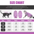 thumbnail image 2 of Cat Recovery Suit for Abdominal Wounds or Skin Diseases, Cat Onesie for Cats After Surgery Female Kitten Recovery Suit, Breathable E-Collar Alternative for Cats After Spay Anti Licking Wounds, 2 of 8