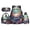 Cute Axolotl, variant on Pink Kids Backpack Set 4Pcs Girls School Supplies with Lunch Box Pencil Pouch Water Bottle Sleeve for Elementary Middle School Daily Use