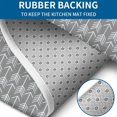 thumbnail image 4 of Gray Geometric Arrow Pattern Bathroom Rugs Sets 3 Piece,Toilet Cover Set,Absorbent Non Slip Bathroom Mats Sets with U-Shaped Contour Rug Toilet Rug Set, 4 of 5