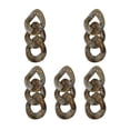 thumbnail image 2 of 5 piezas de accesorios de cadena de anillos de de acrílico para hacer s de joyería Café Gloria Cadena de anillos de enlace, 2 of 8