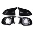thumbnail image 4 of 4Pcs Car Wing Mirror Cover Caps Trim Kit Side Rearview Housing Trim Ring Compatible For X3 G01 X4 G02 X5 G05 X6 G06, 4 of 9