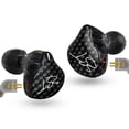 thumbnail image 1 of YINYOO Easy KZ ZST Hybrid Banlance Armature with Dynamic in-Ear Earphone 1BA+1DD HiFi Headset Wired Earbuds IEM Headphones Gaming Earbuds (ZST no mic), 1 of 5