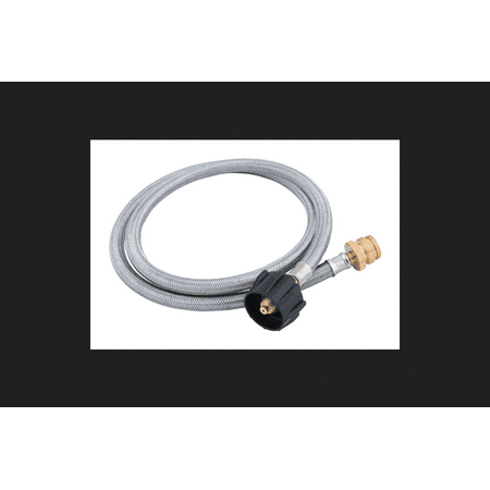 - Grillmark Stainless Steel/Rubber/Brass Gas Line Hose and Adapter 3 in. H x 46 in. L x 3 in. W