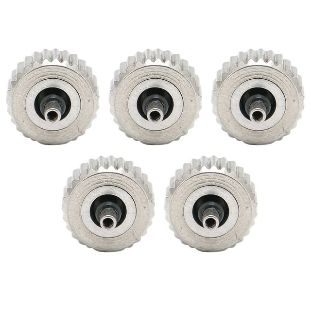 Kit de corona de reloj, 5 piezas de corona de reloj Piezas de corona de reloj Piezas de repuesto de corona de reloj Fabricadas con cuidado