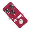 thumbnail image 4 of HEALEEP True Bypass Pédale d'Effets de Guitare Rouge Alimentée par Adaptateur avec Indicateur LED, 4 of 8