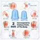 thumbnail image 3 of Set de terapia con ventosas TrelaCo, silicona anticelulítica, 12 unidades, 3 of 6