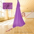 thumbnail image 4 of Muyoka Columpio de terapia Kyoffiie Columpio sensorial colgante de nailon respetuoso con la piel con alta capacidad de carga Hamaca elástica ajustable para niños para niños Adultos Niños al aire libre Muyoka Hogar, 4 of 7