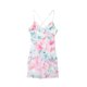 thumbnail image 2 of HH TRAF Vestido corto de verano para mujer, elegante, con tirantes finos, estampado floral, con volantes, sexy, sin mangas, 2 of 5